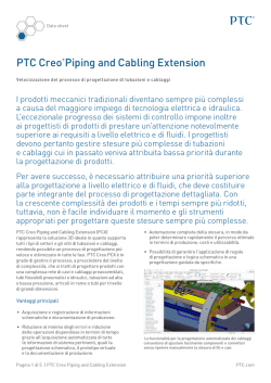 PTC Creo&reg; Piping and Cabling Extension