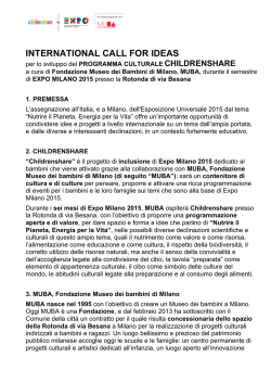 international call for ideas