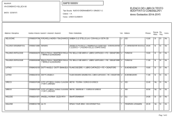 Libri di testo 2014-15