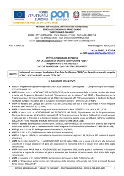 IL DIRIGENTE SCOLASTICO - Benvenuto nel sito della scuola