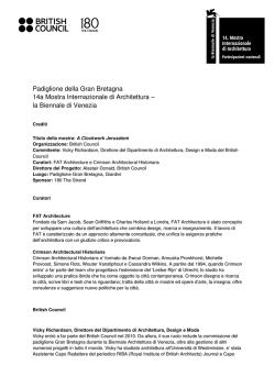 Padiglione della Gran Bretagna 14a Mostra Internazionale di