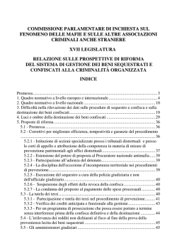 commissione parlamentare di inchiesta sul fenomeno