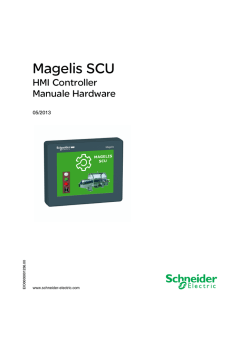 Magelis SCU - HMI Controller - Manuale Hardware - 05/2013