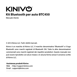 Kit Bluetooth per auto BTC450 - Downloads