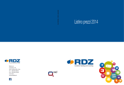 Listino RDZ 2014