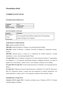 UNIVERSIT&Agrave; DEGLI STUDI DI MILANO