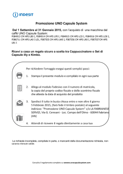 Scarica il modulo di adesione