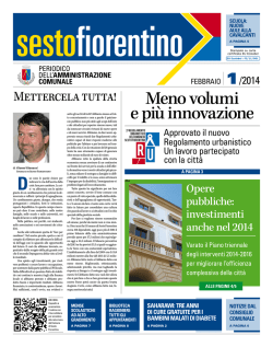 febbraio 2014 - Comune di Sesto Fiorentino