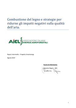 Combustione del legno e strategie per ridurne gli
