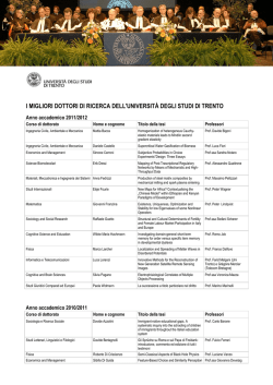 I migliori dottori di ricerca (584 KB)