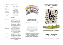 Gli alunni delle classi musicali