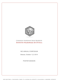 posters - INO Annual Symposium 2014
