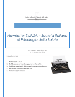 Newsletter n, 2 del 2015 (pdf)
