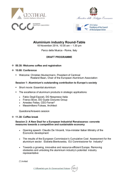 Aluminium industry Round