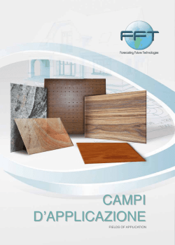 Brochure Campi Di Applicazione - FFT