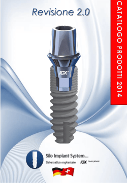 Silo Implant System S.r.l Impianto ICX templant by medentis GmbH