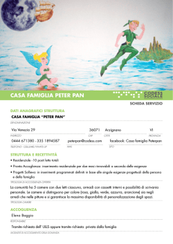 casa famiglia peter pan - arzignano (vi)