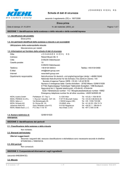 Scheda di dati di sicurezza