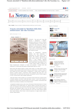 lanotiziaoggi.it - Consorzio Frascati