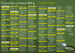 + Turnierkalender