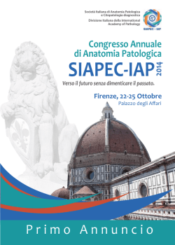 Congresso Annuale di Anatomia Patologica SIAPEC