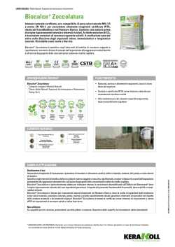 Biocalce&reg; zoccolatura - Centro Edile S.r.l.