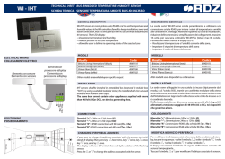 SchedaTecnica WI-IHT