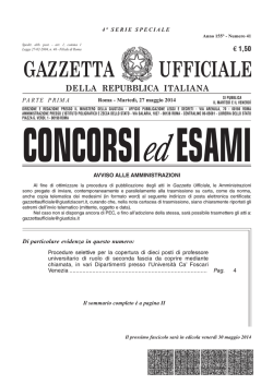 GAZZETTA UFFICIALE - SanVitoInformation