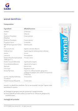 - aronal dentifricio