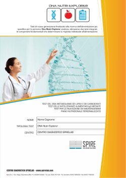 fac simile dna nutri explorer
