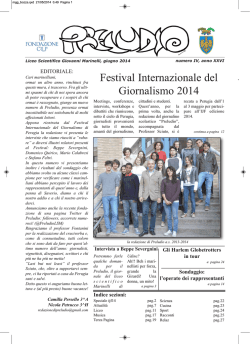 maggio 2014 - Liceo Scientifico G. Marinelli