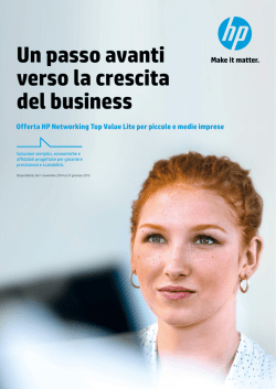 Brochure di HP Networking