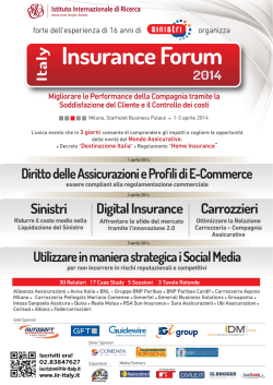 Maggiori dettagli nella brochure in pdf qui allegata