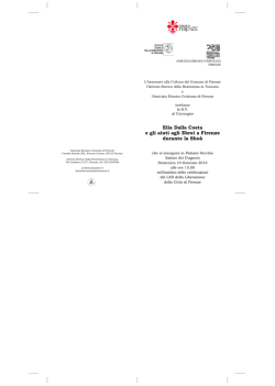 Elia Dalla Costa e gli aiuti agli Ebrei a Firenze durante la Sho&agrave;