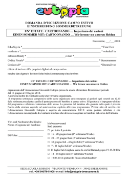 iscrizione - associazione eutopia bressanone