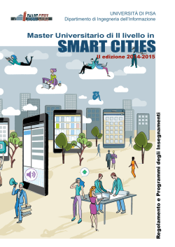 SMART SMARTCITIES - Scuola di Ingegneria