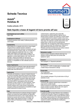 Scheda tecnica