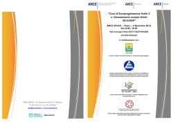 Programma 5 novembre