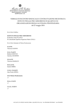 POLPEN IPM Quartucciu verbale incontro sindacale del 27.05.2014