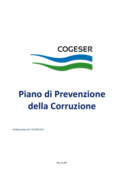 Piano Anticorruzione 2014