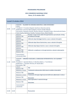 Luned&igrave; 13 ottobre 2014