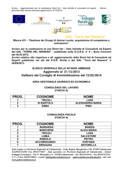 elenco generale aggiornato al 31/12/2013