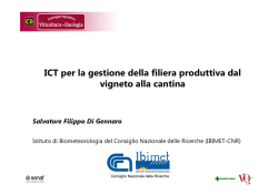 ICT per la gestione della filiera produttiva dal ICT per la gestione