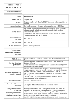 MO D E L L O  P E R  I L