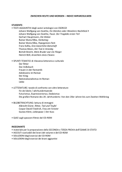 ZWISCHEN HEUTE UND MORGEN – INDICE IMPAROSULWEB