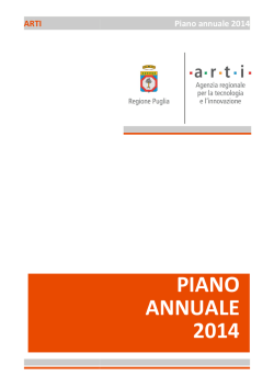 PIANO ANNUALE 2014