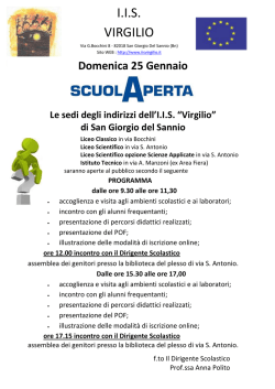 I.I.S. VIRGILIO - Istituto Superiore Virgilio di San Giorgio del Sannio