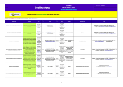 Corsi in partenza - Comune di Ponte di Piave