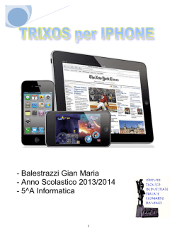 xcode - Tesina di maturita