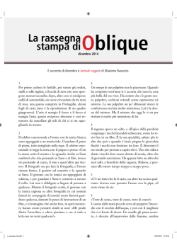 rassegna stampa di dicembre